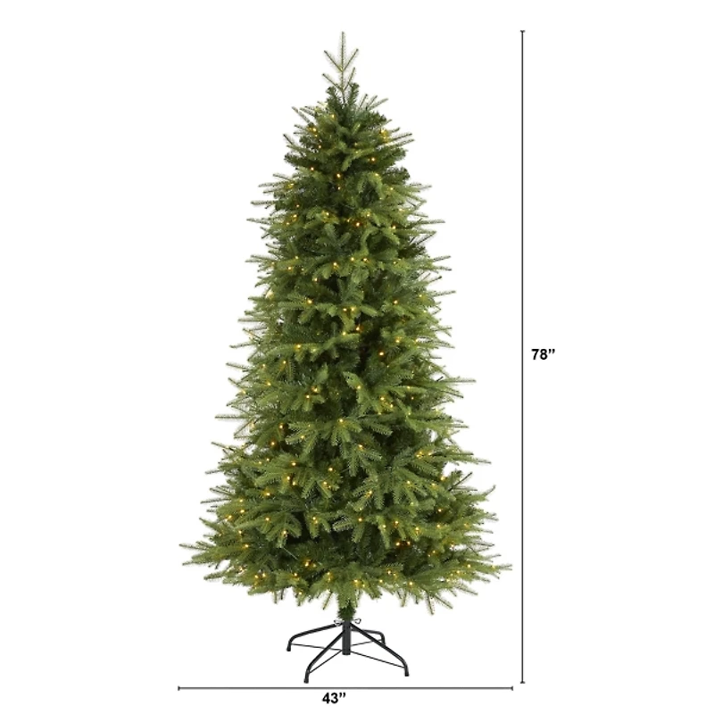 6.5 ft. Clear Lit Vancouver Fir Christmas Tree