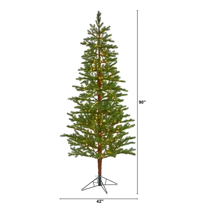 7.5 ft. Clear Lit Fairbanks Fir Christmas Tree