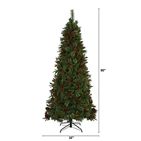 7.5 ft. Pre-Lit Norway Mixed Pine Christmas Tree