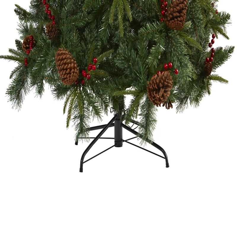 7.5 ft. Pre-Lit Norway Mixed Pine Christmas Tree