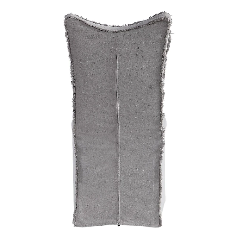 Stonewash Fringe Slipcover Dining Chairs, Set of 2