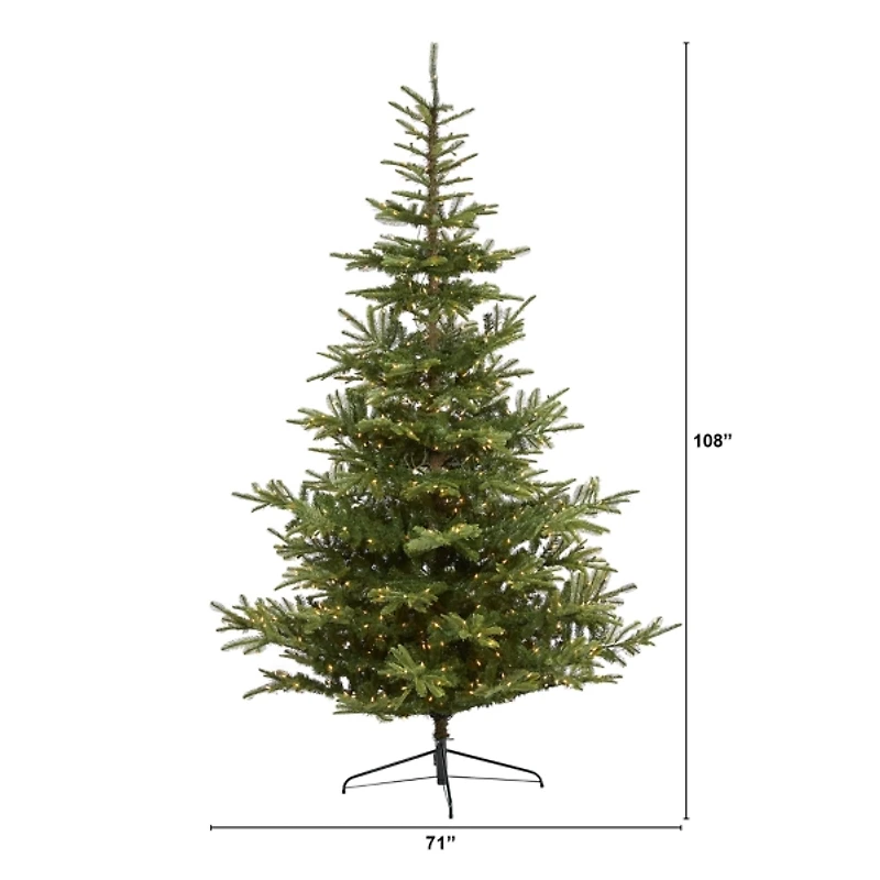9 ft. Clear Lit Washington Spruce Christmas Tree