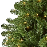 9 ft. Clear Pre-Lit Virginia Fir Christmas Tree