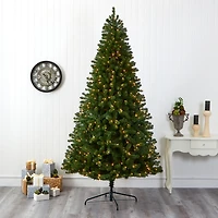 9 ft. Clear Pre-Lit Virginia Fir Christmas Tree