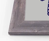 Gray Patriotic Home Framed Art Print