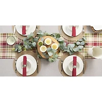 Autumn Harvest Plaid Table Runner