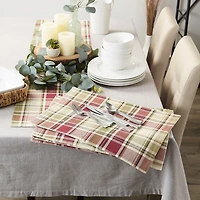 Autumn Harvest Plaid Table Runner