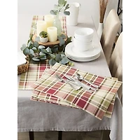 Autumn Harvest Plaid Table Runner
