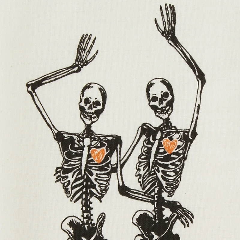 Skeletons Printed Assorted Dishtowels, Set of 3