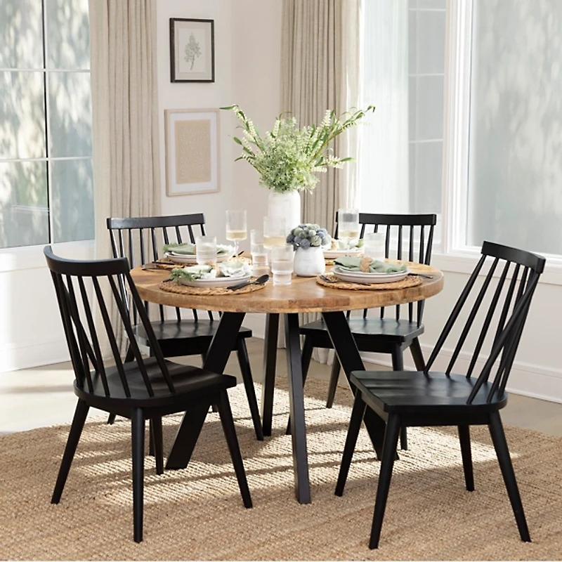 Black Windsor Dining Chair