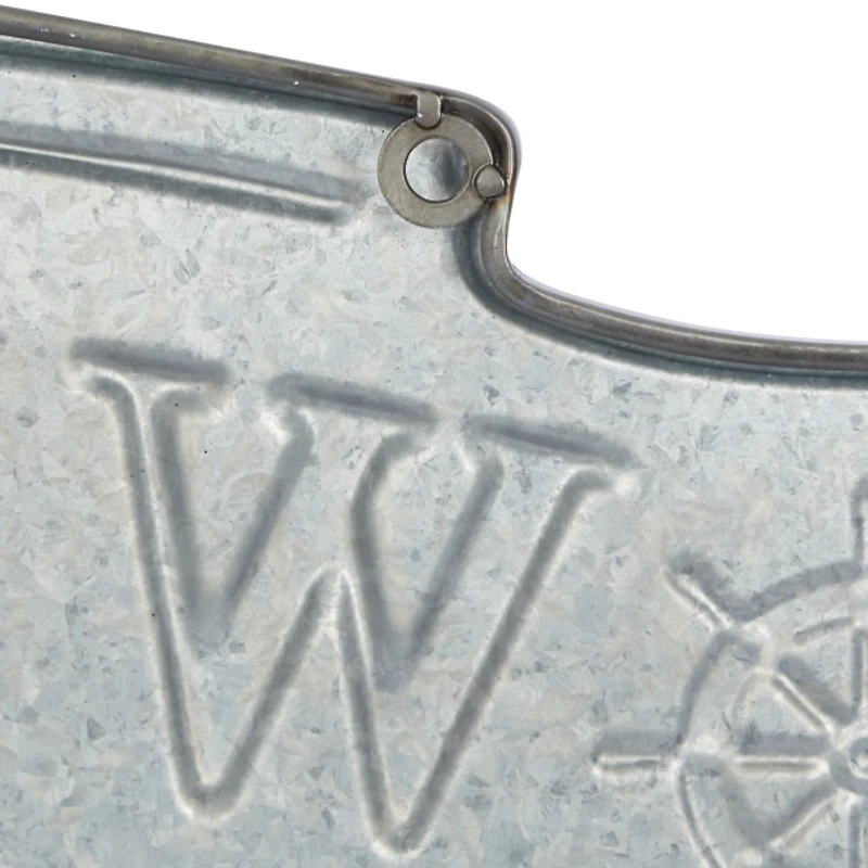 Welcome To The Beach Metal Wall Plaque