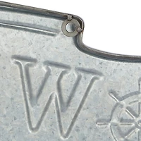 Welcome To The Beach Metal Wall Plaque