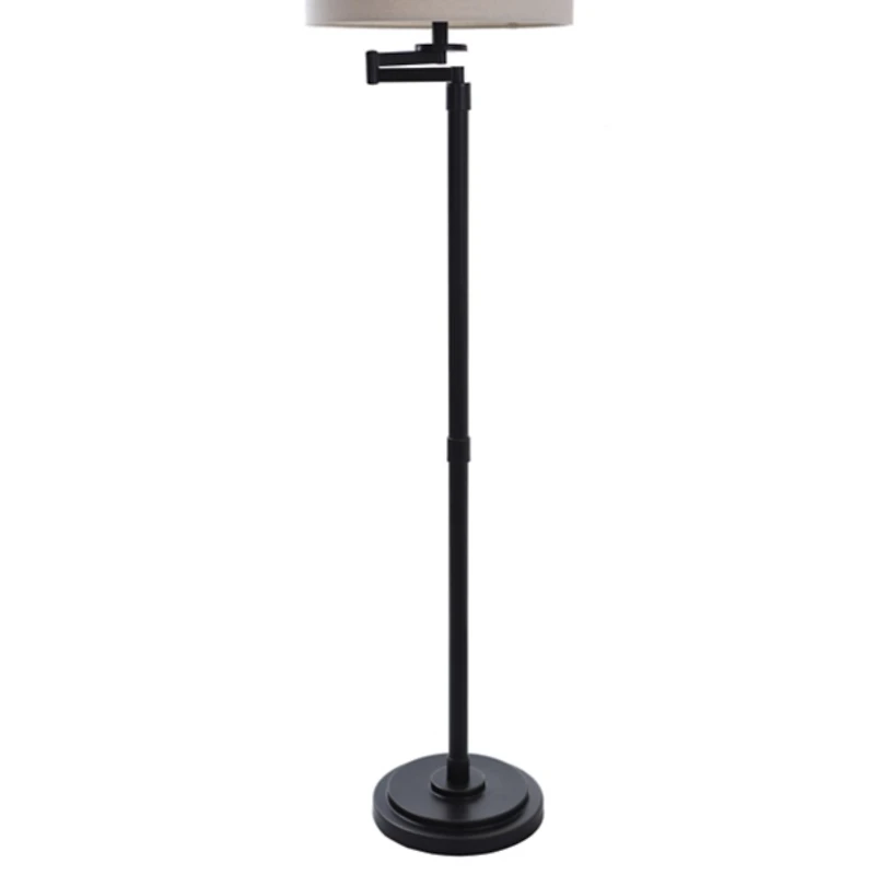 Bronze Adjustable Swing Arm Floor Lamp