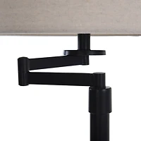 Bronze Adjustable Swing Arm Floor Lamp