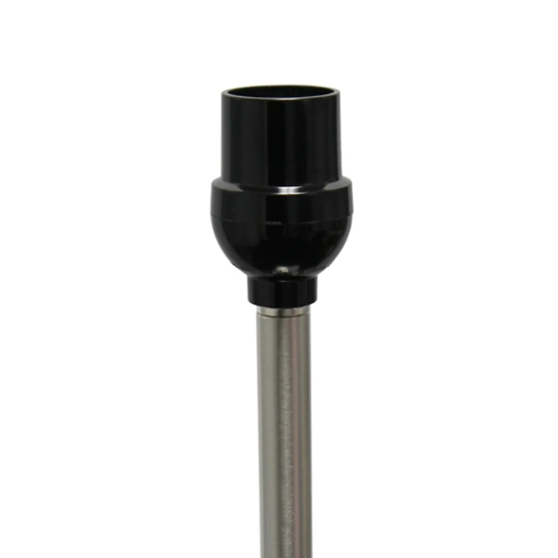 Minimal Brushed Nickel Stem Floor Lamp