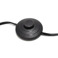 Minimal Brushed Nickel Stem Floor Lamp