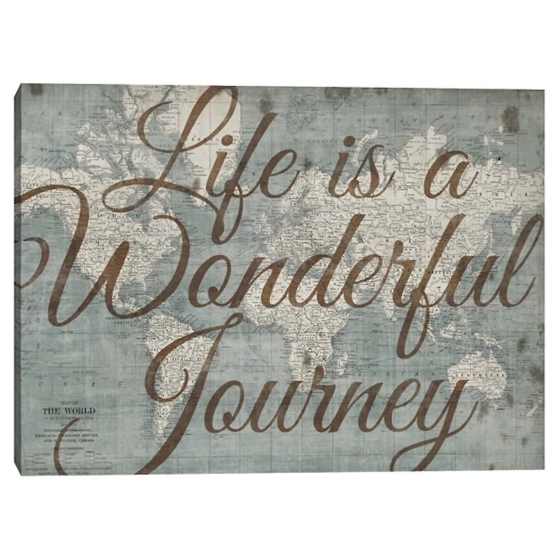 Life Is A Wonderful Journey Canvas Art Print