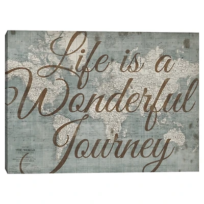 Life Is A Wonderful Journey Canvas Art Print