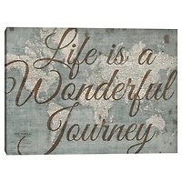 Life Is A Wonderful Journey Canvas Art Print