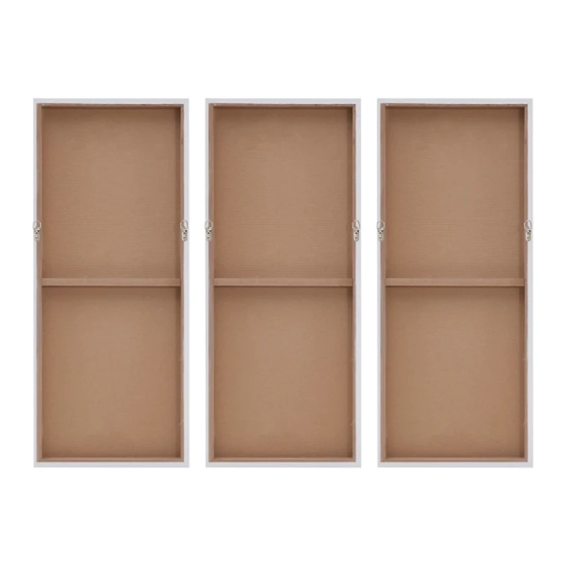 Gray Black Rock Stone Canvas Art Prints, Set of 3