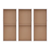 Gray Black Rock Stone Canvas Art Prints, Set of 3