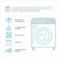 Yellow and Gray Ombre Stripe Shower Curtain