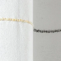 Yellow and Gray Ombre Stripe Shower Curtain