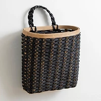 Black Woven Wall Pocket