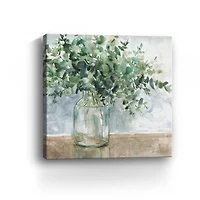 Eucalyptus Bouquet Giclee Canvas Print, 40x40 in.
