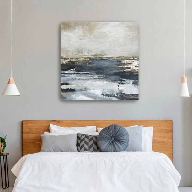 Blue Bay Giclee Canvas Art Print, 40x40 in.