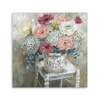 Quaint Bouquet Giclee Canvas Art Print, 40x40 in.