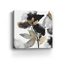 Black Leaves II Giclee Canvas Art Print, 40x40 in.