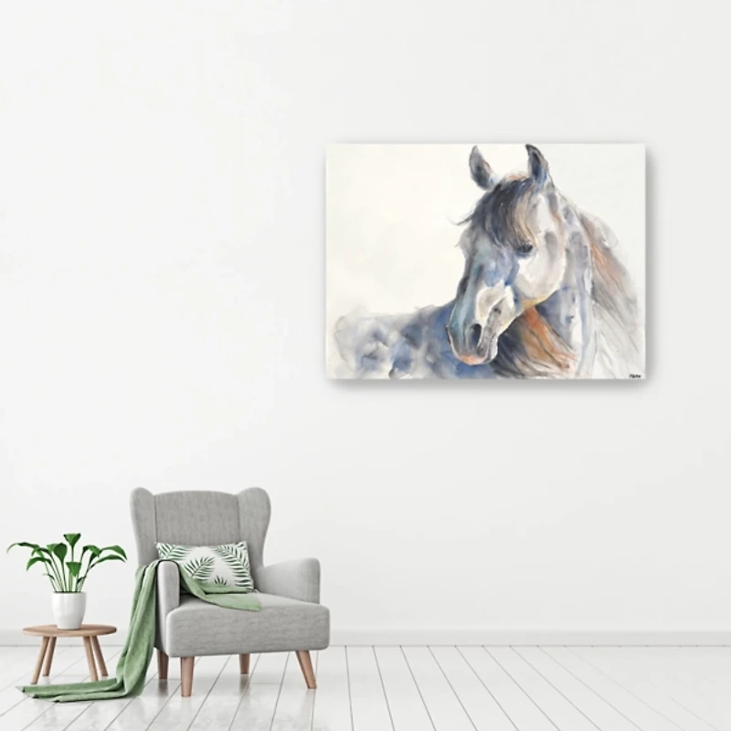 Looking Back Giclee Canvas Art Print