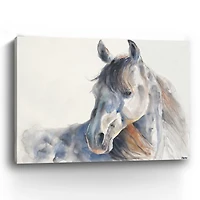 Looking Back Giclee Canvas Art Print