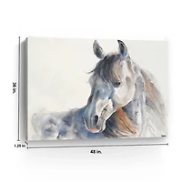 Looking Back Giclee Canvas Art Print