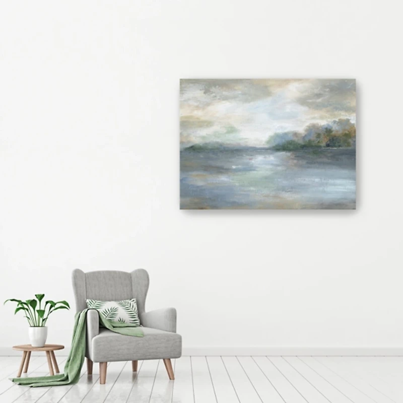 Blue Ethereal Giclee Canvas Art Print