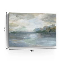 Blue Ethereal Giclee Canvas Art Print