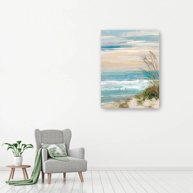 Beach at Dusk Canvas Art Print, 36x48 in.