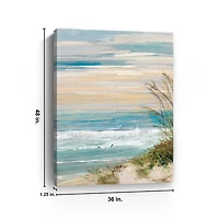 Beach at Dusk Canvas Art Print, 36x48 in.
