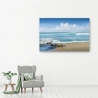 Sweeping Blue Canvas Art Print, 60x40 in.