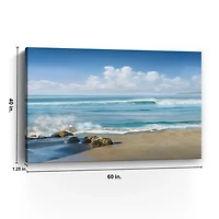 Sweeping Blue Canvas Art Print, 60x40 in.