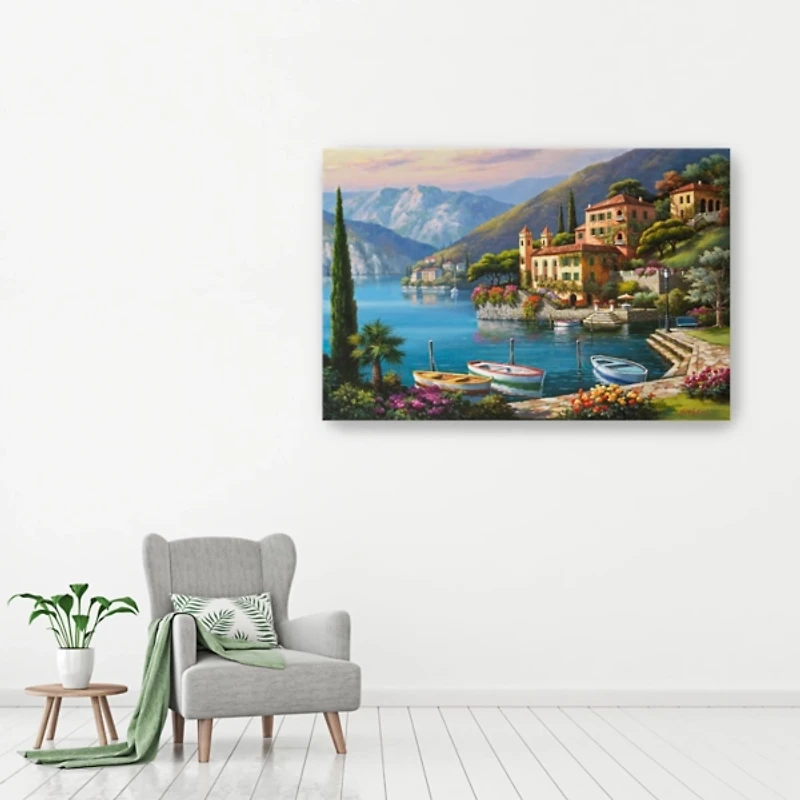Villa Bella Vista Canvas Art Print, 60x40 in.