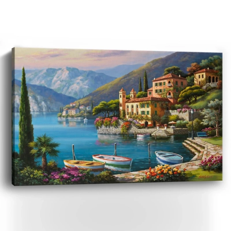 Villa Bella Vista Canvas Art Print, 60x40 in.