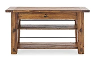 Honey Acacia Rustic Console Table