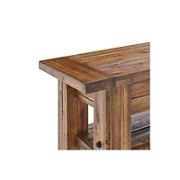 Honey Acacia Rustic Console Table