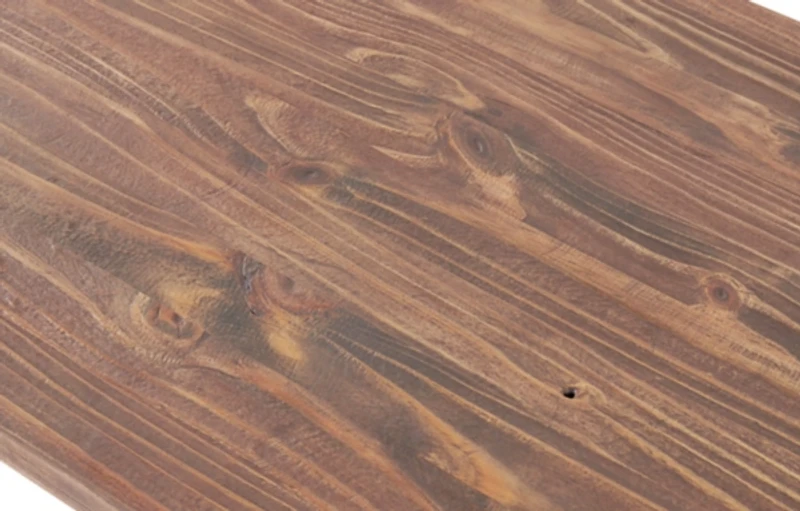 Natural Wood Sawhorse Coffee Table, 42x24 in.