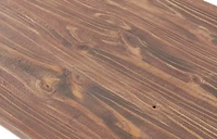 Natural Wood Sawhorse Coffee Table, 42x24 in.