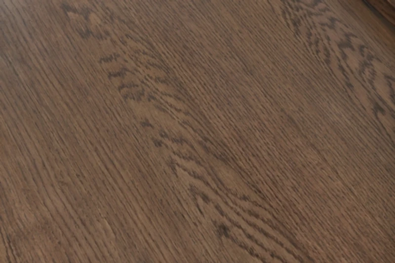 Mahogany Tray Top and Shelf Wood Accent Table