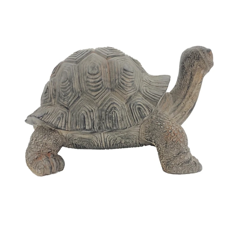 Stone Gray Outdoor Turtle Statue