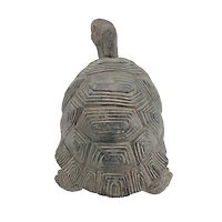 Stone Gray Outdoor Turtle Statue